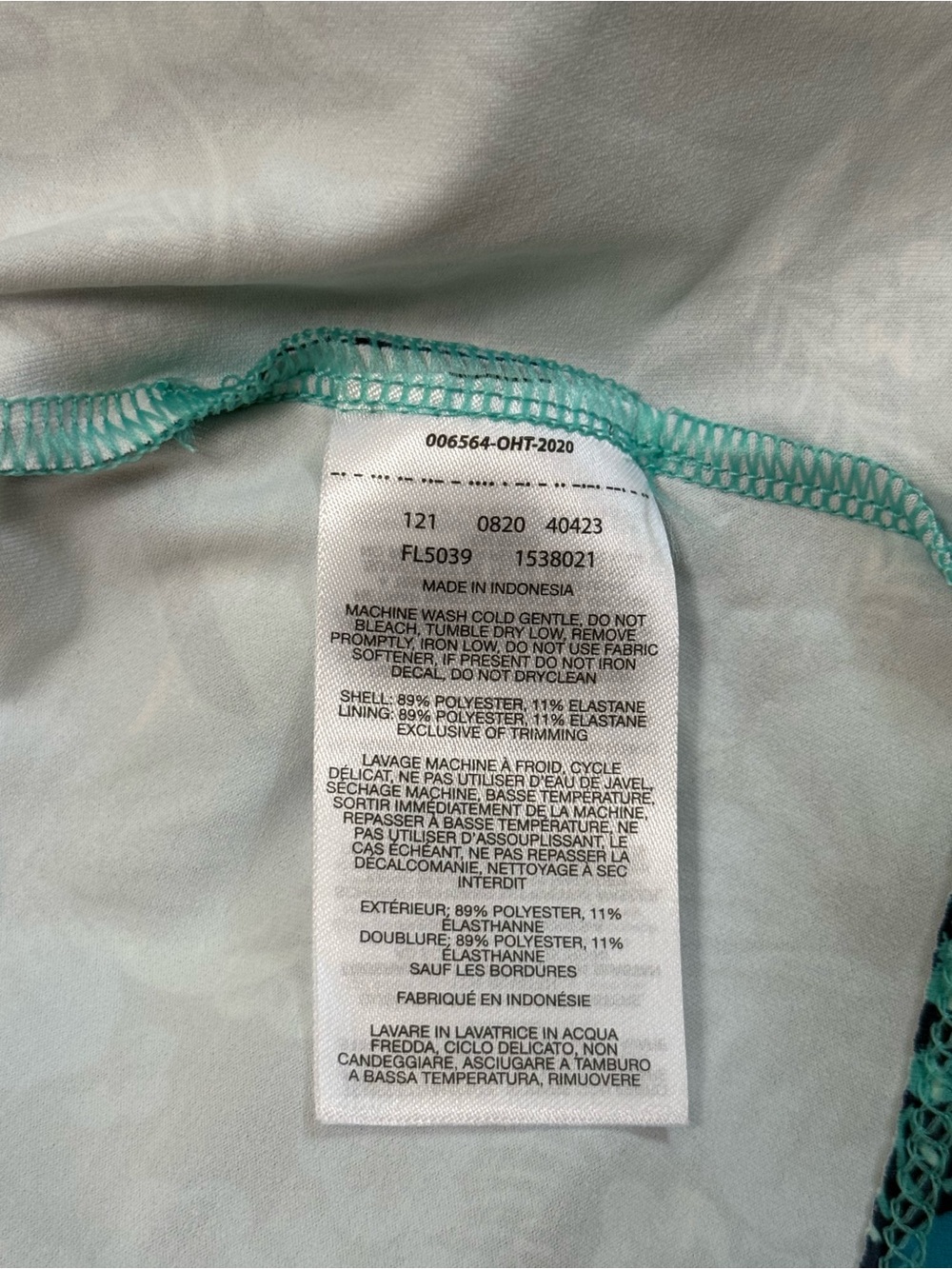 NWT COLUMBIA BLUE FLORAL SLEEVELESS OMNI-Shade UPF50 Dress Resortwear Beach - Picture 6 of 8